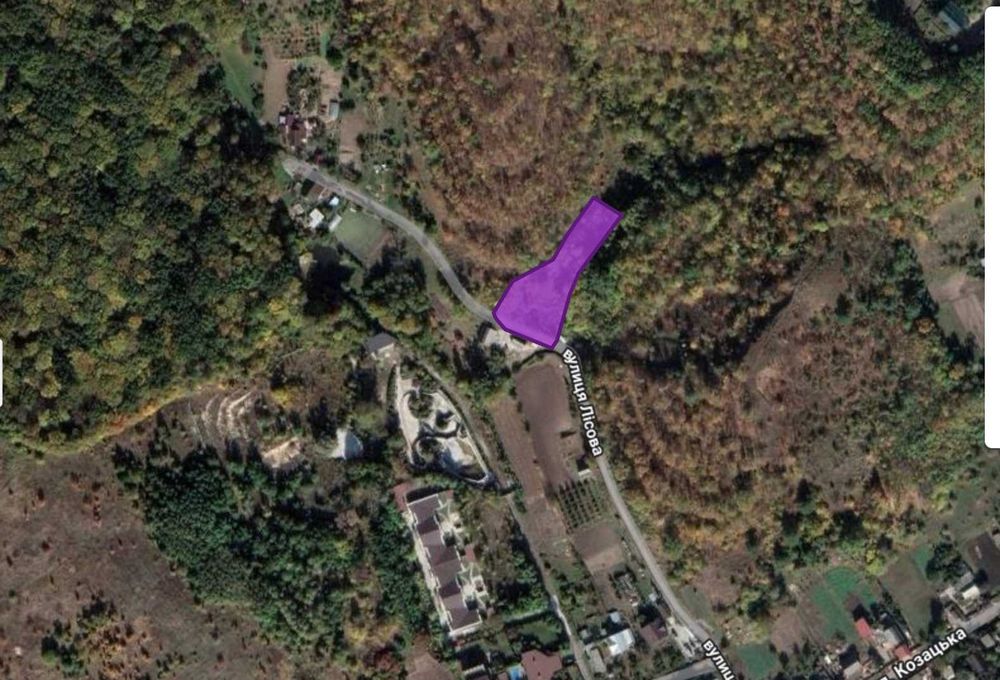 Ділянка серед лісу на пагорбі • 25 соток • 30 км Київ • 5 км Обухів