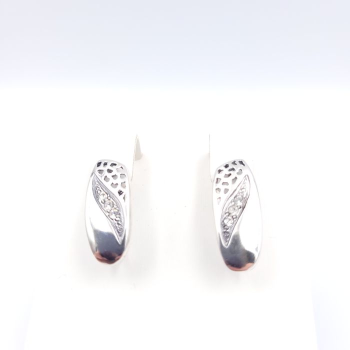 Srebrne kolczyki oksydowane nowe