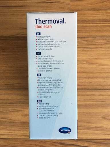 Termómetro por infravermelhos testa e ouvido (Thermoval - Hartmann)