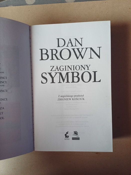 Zaginiony symbol - Dan Brown