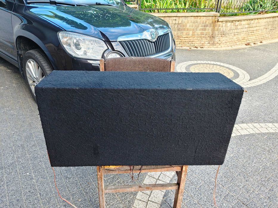 Skrzynia tuba basowa bassowa subwoofer dual 2x Crunch GTI84, Wysyłka darmowa!