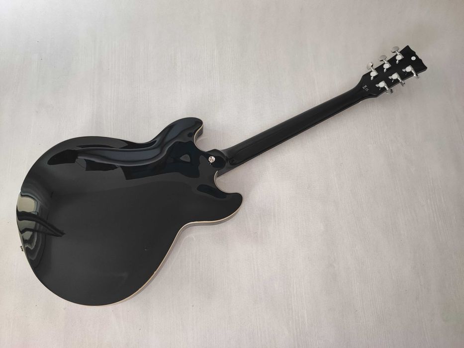 HARLEY BENTON HB-35 BK gitara elektryczna semi-hollowbody - ustawiona!