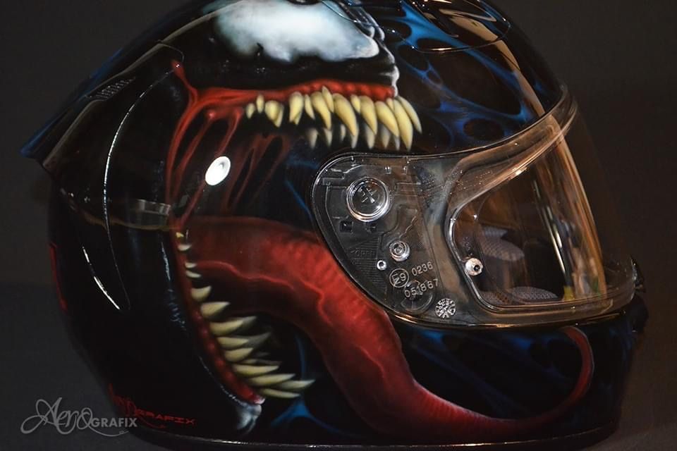 Kask HJC FG-ST Gridan MC1SF - malowane VENOM