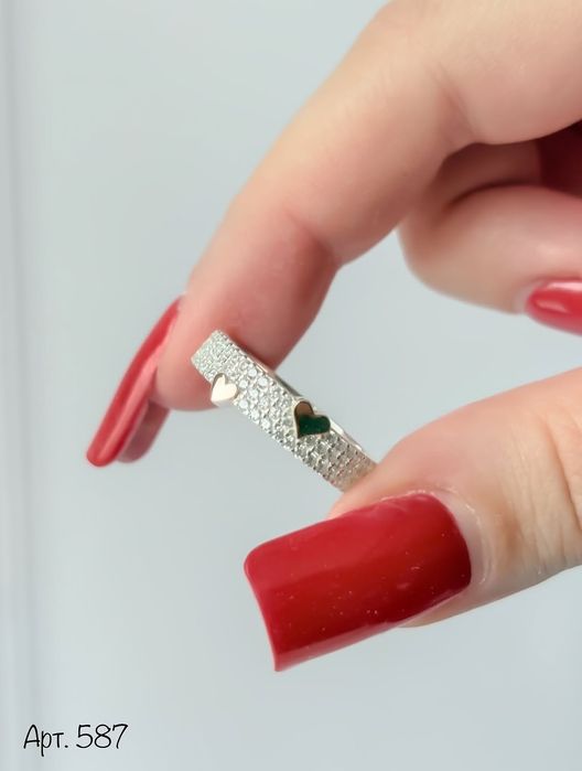 Кольцо Серебро Золото Каблучка Колечко Серебряное Кольцо Перстень
