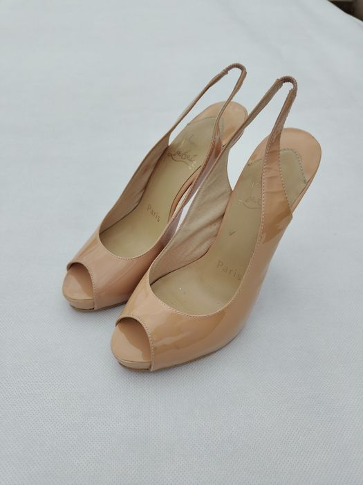 Buty na obcasie obcasy szpilki Christian Louboutin rozmiar 37 skóra