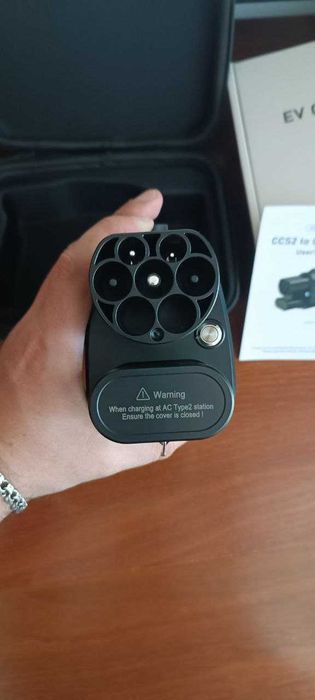 Перехідник адаптер CCS2 CCS1 Combo для електромобілів з США DC 400A / AC 32А