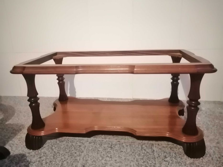 Porta de madeira mesa de centro