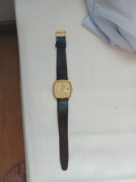 Relógio Suíço Longines Vintage – Anos 90 – Banhado a Ouro