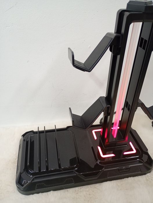 Stojak na słuchawki i pady rgb uchwyt gaming led