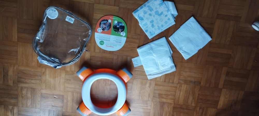 Redutor de assento de sanita e bacio de viagem (2x1)