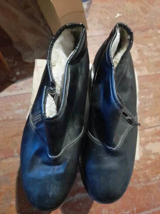 Полусапожки мужские кожаные СССР р.41