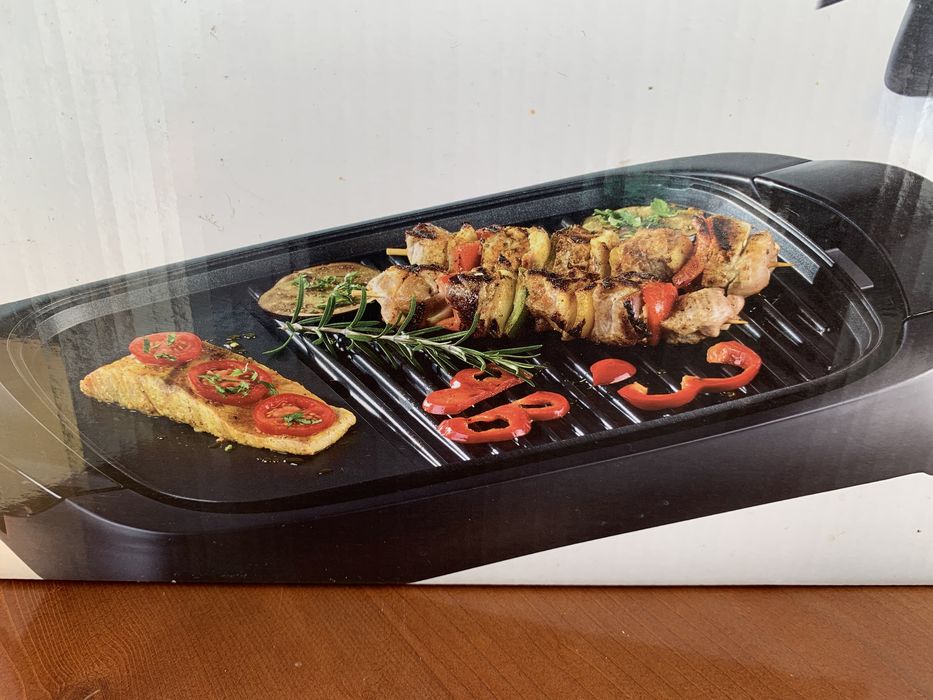 Grelhador elétrico Quigg (usado 2 vezes) 57x34,5x9,5