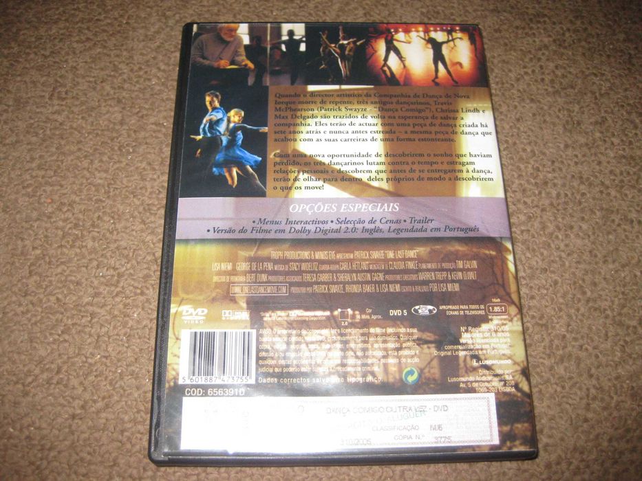 DVD "Dança Comigo Outra Vez!" com Patrick Swayze/Raro!64584816573698121