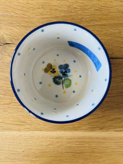 Ceramika bolesławiec miseczka bratki