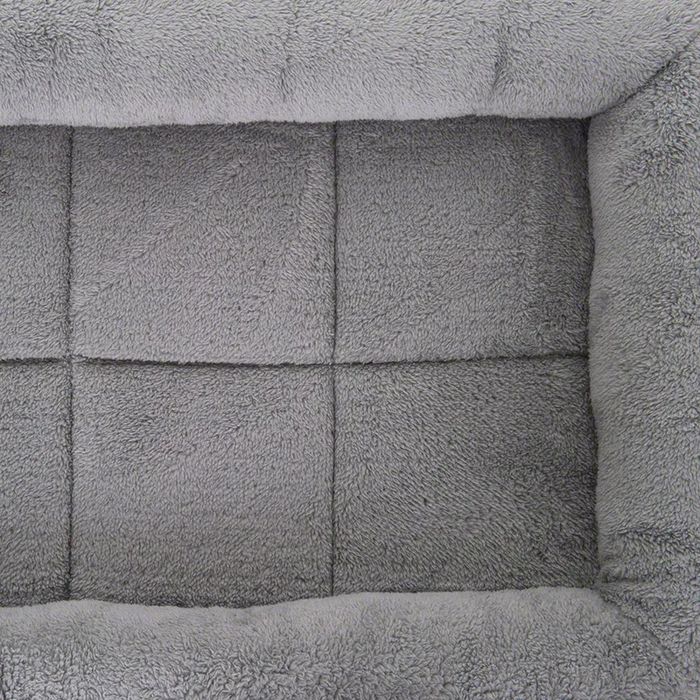 Legowisko Poduszka do Klatki dla Psa M 77x55x10cm Jasnoszare