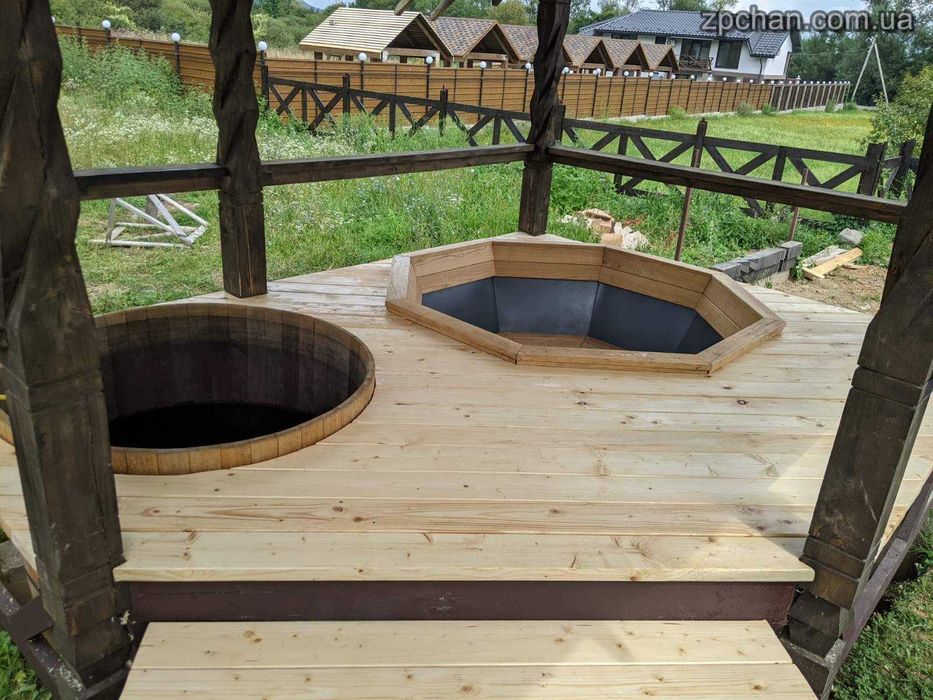 Чани для купання. Банний чан. Купелі. Виробництво