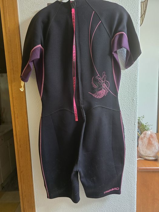 fato de neoprene curto (shorty) Feminino da Tribord