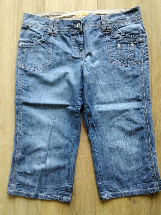Spodnie jeansowe CROP roz 16