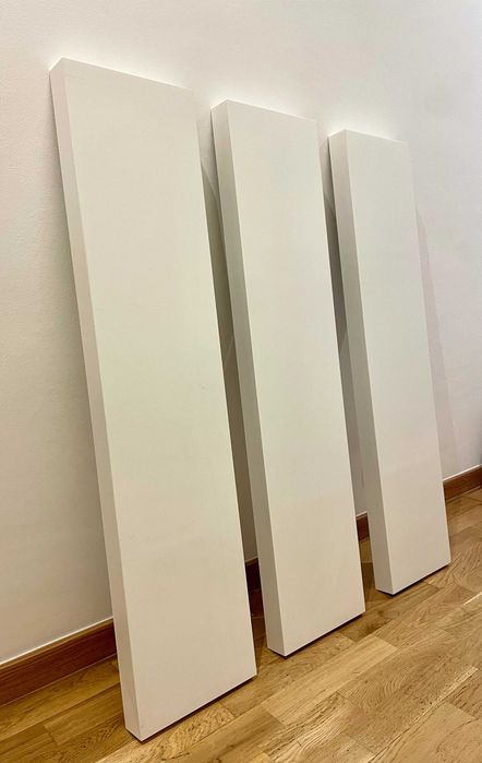 3 LACK Estante de parede, branco, 110x26 cm (Ikea)