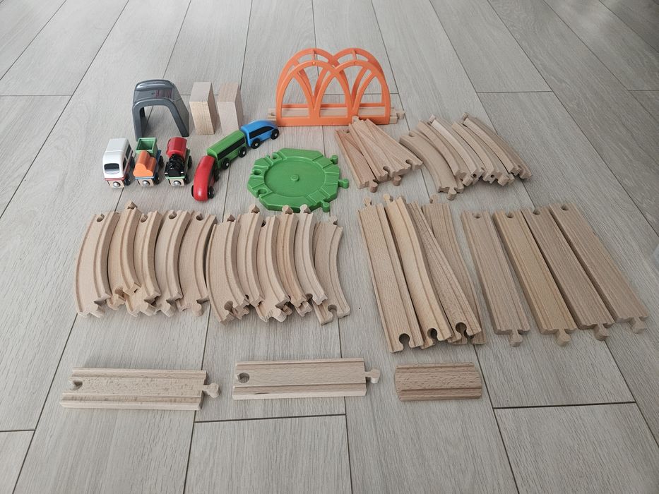 Drewniana kolejka Lillabo Ikea