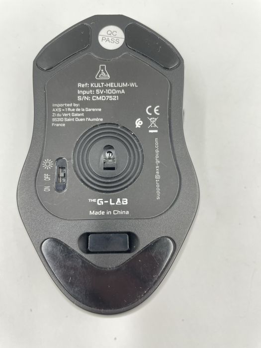 Mysz Gamingowa The G-Lab Kult Helium RGB