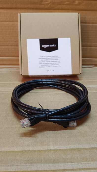 Ethernet Kabel Sieciowy RJ45 Cat6 AmazonBasics 4,3m