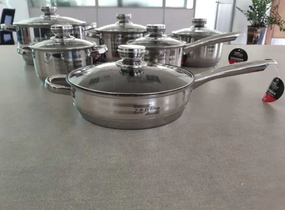 Набір каструль. Топ Якість. Набір посуду на подарунок Zepline ZP 075