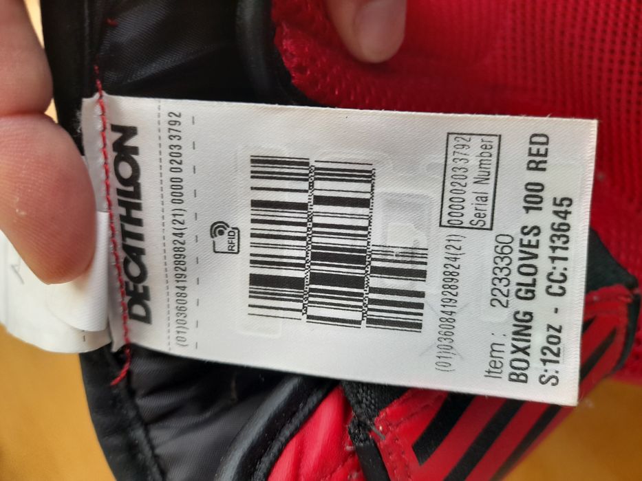 Luvas treino karaté