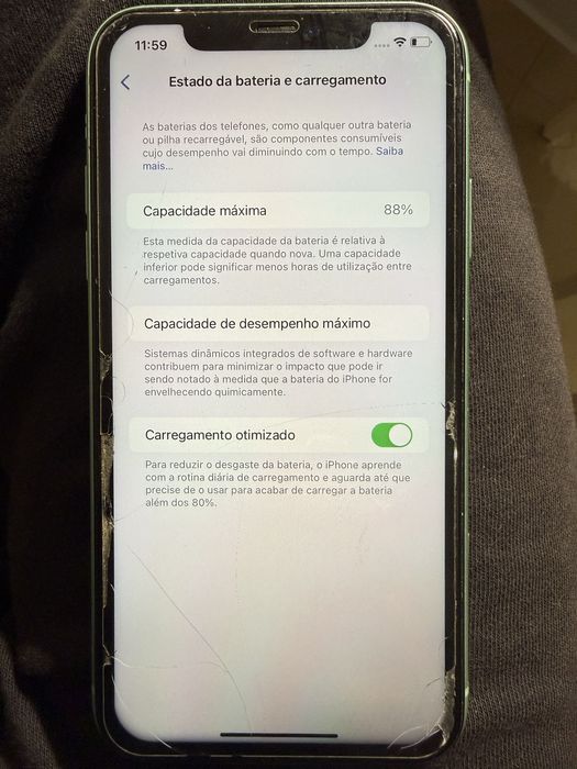 Iphone 11 128 gb 88% bateria