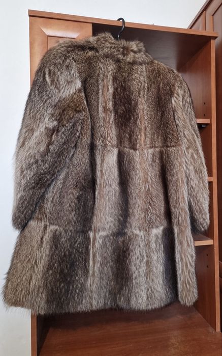 Płaszcz futro vintage