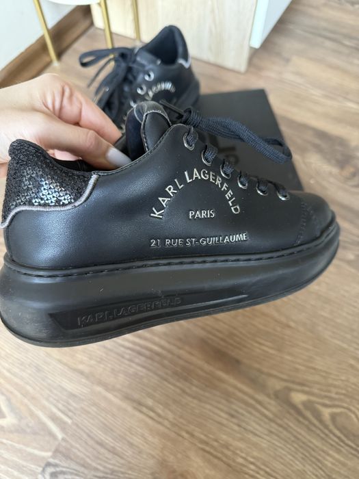 Buty Karl Lagerfeld czarne sneakersy