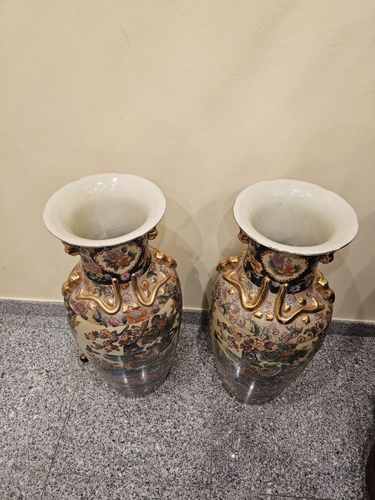 Conjunto Vasos de porcelana pintado