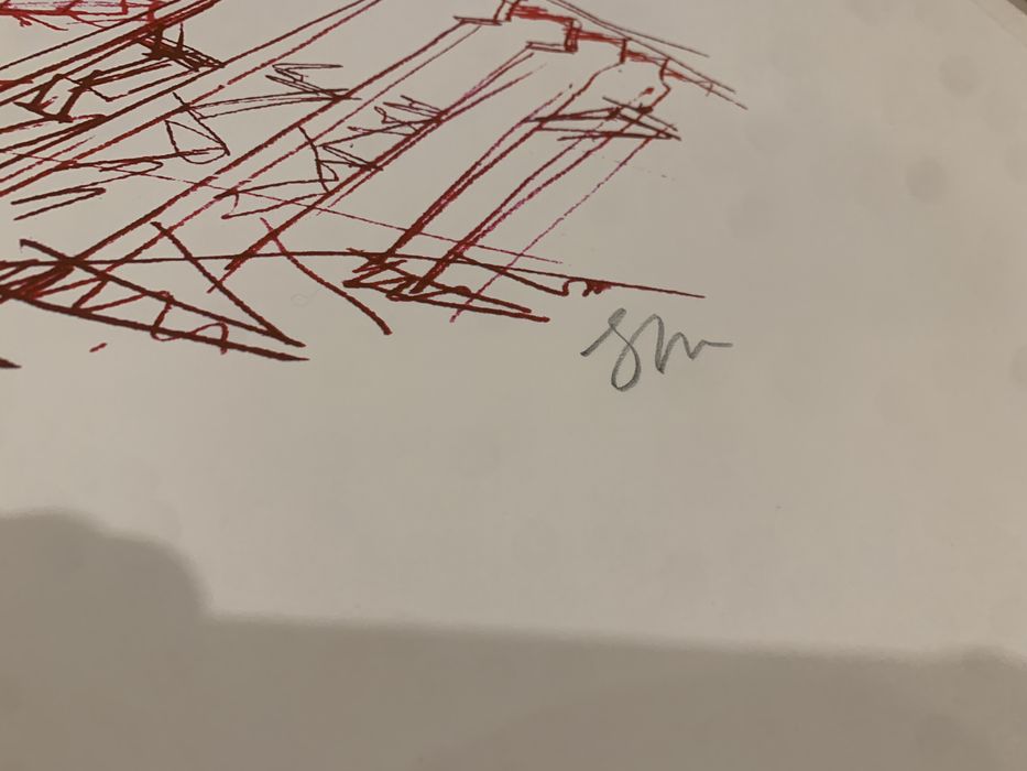 Serigrafia souto moura assinada
