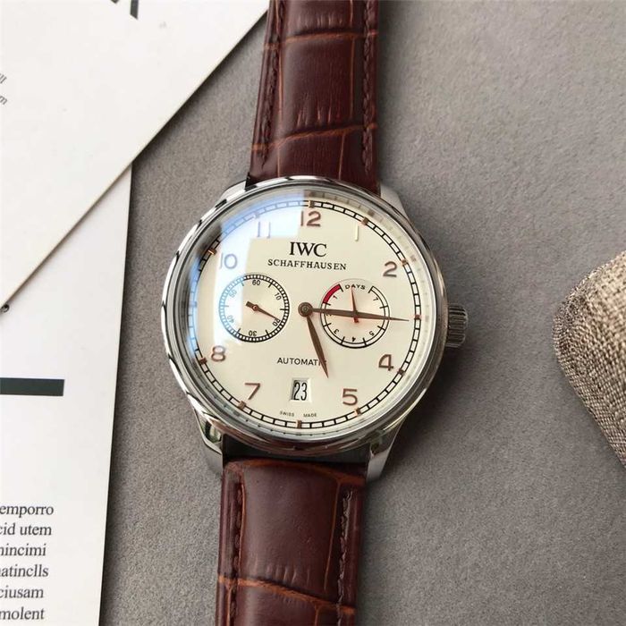 Годинник кварцовий IWC pilot schaffhausen білий