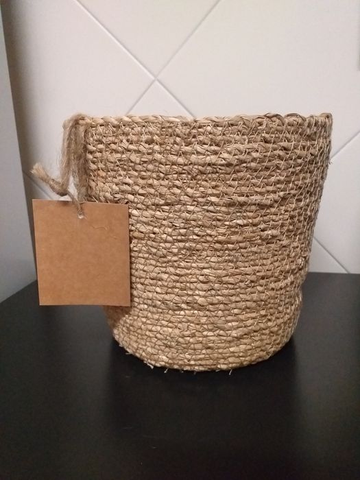 NOVO 3 Vasos fibra natural,1 vaso metal IKEA,preço unidade VEJA ZONAS