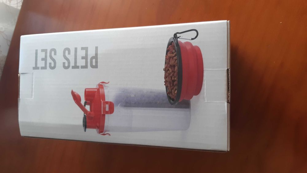 Comedouro Bebedouro Portatil para animais (Passeio de rua  ou Viagem)