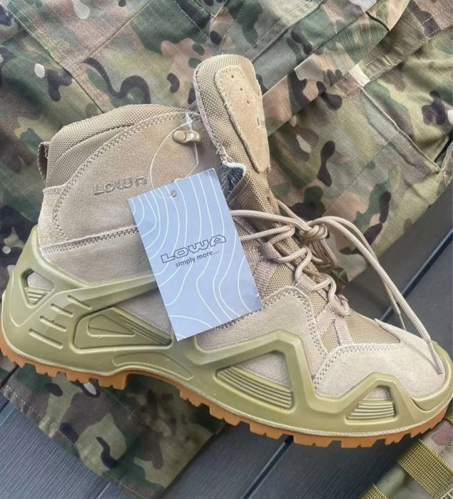 Берці LOWA Zephyr GTX MID TF Coyote Gore-Tex тактичне військове взуття ЗСУ