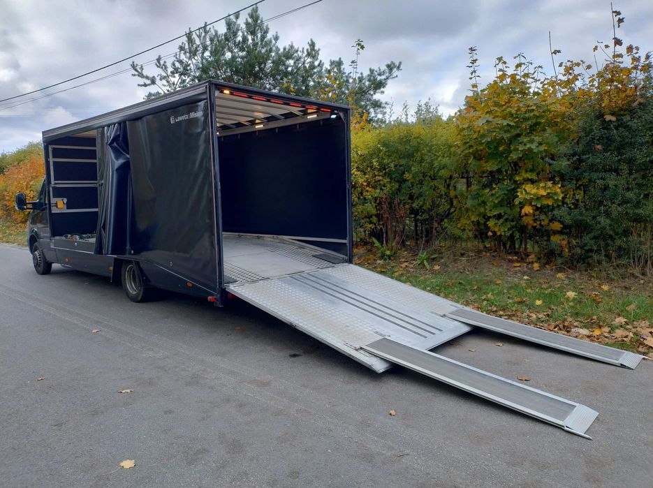 Mercedes-Benz SPRINTER 3.0 V6 autotransporter laweta  3.0 V6 200KM pojazd specjalny kryta laweta pomoc drogowa euro 6