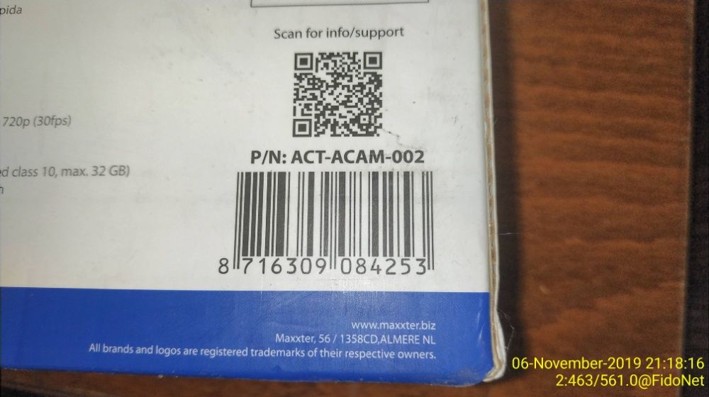 екшн-камера Maxxter acam-002