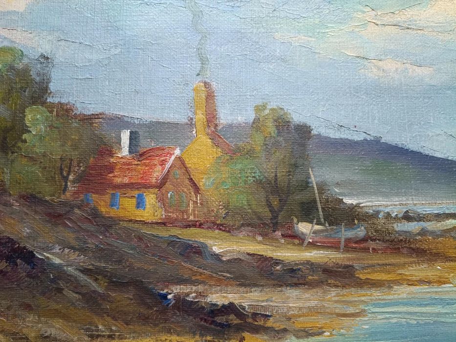 Stary obraz na płótnie INGOLF DUE