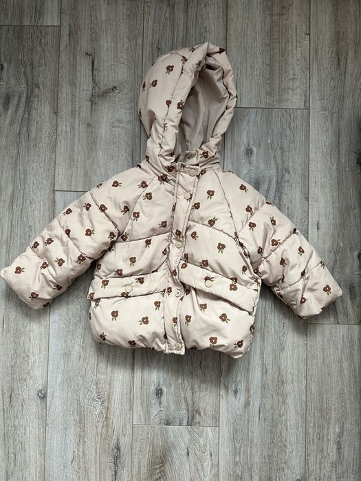 Куртка Zara Зара тепла на дівчинку 98см