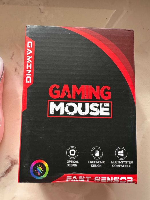 Nowa Bezprzewodowa Mysz Gamingowa RGB