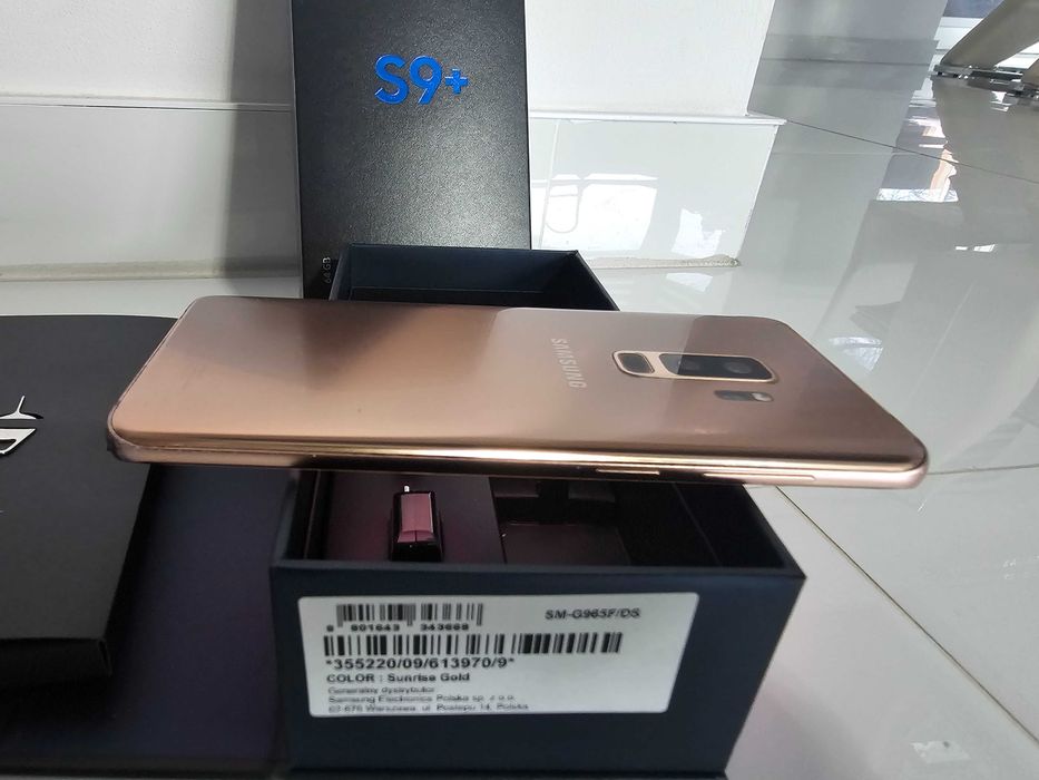 Telefon Smartfon Samsung Galaxy S9+ SM-965F Złoty 64Gb Sunrise Gold