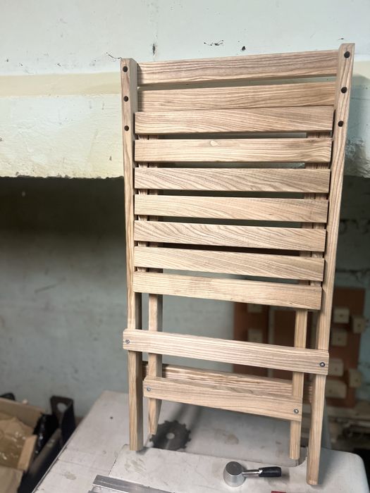 Стілець розкладний, стіл розкладний деревʼяний