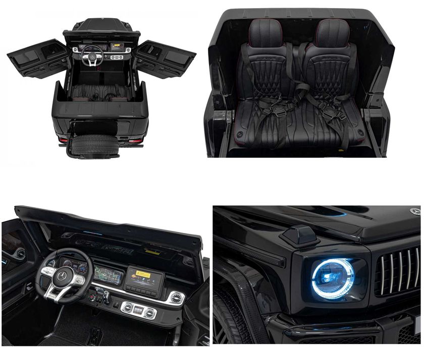 Mercedes G63 XXL 800W 4x4 2os.  Samochód na akumulator Auto Pojazd