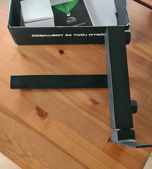 Bateria laveo zlewozmywakowa ścienna czarna