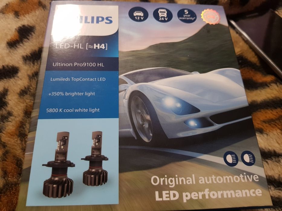 Типовий лед від філіпс з гарантією на п'ять років