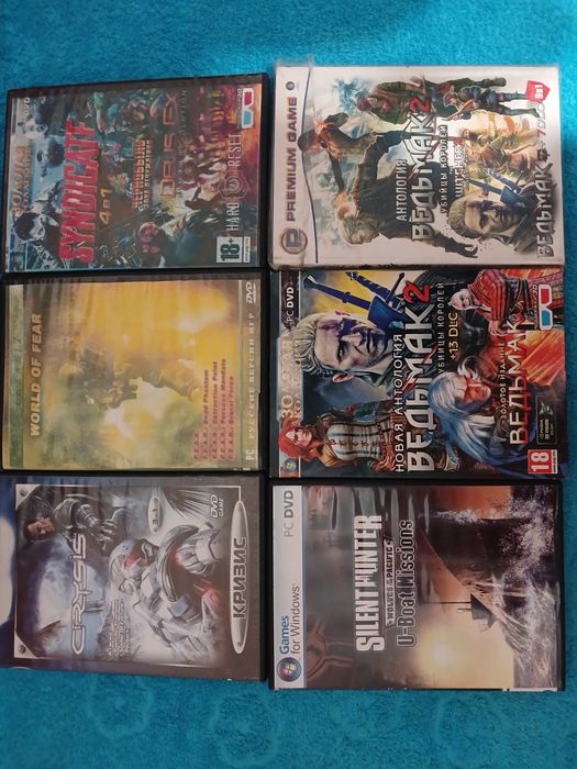 Диски DVD компьютерные игры