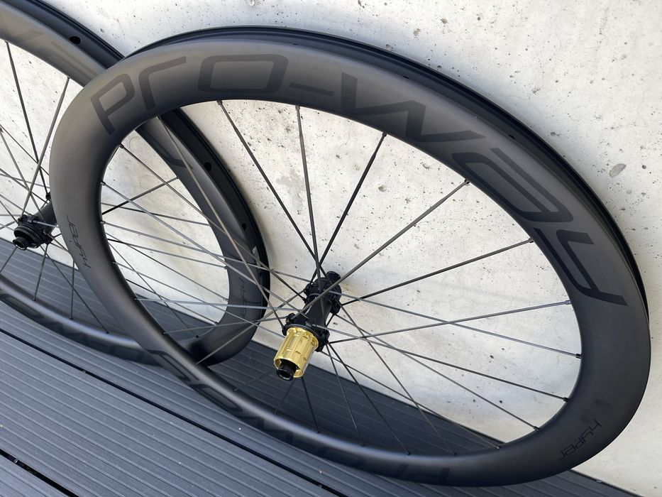 Koła szosowe carbon PRO-WAY HYPER 50mm CARBON SPOKE 1260g!
