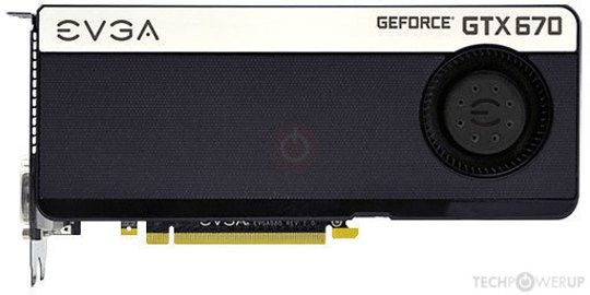 Відеокарта evga gtx 670 4gb
